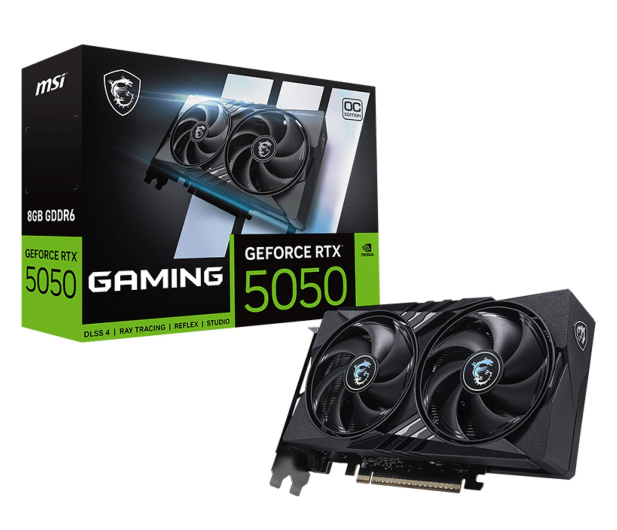 MSI GeForce RTX 5050 Gaming OC 8GB GDDR6 DLSS4 5050 8G GAMING OC - 1346284 - zdjęcie